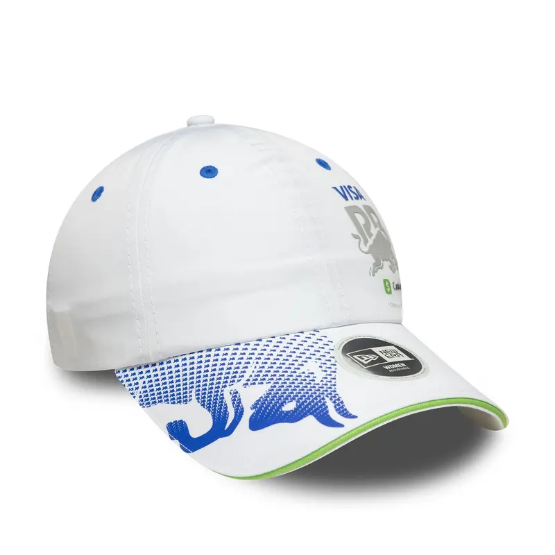 Visa Cash App Racing Bulls Womens Team White Pony Tail Adjustable Cap