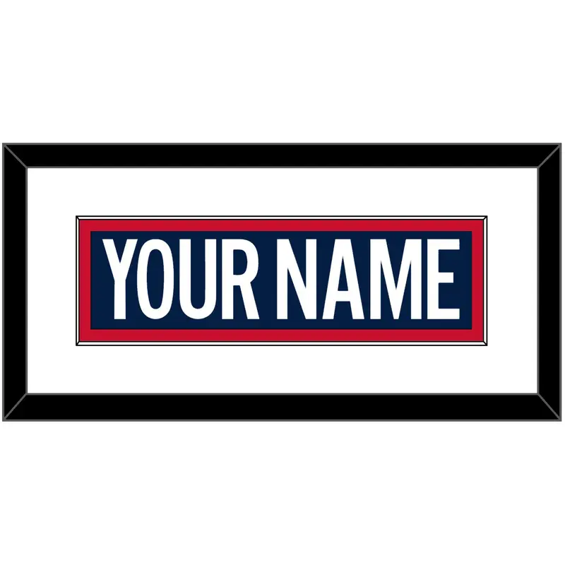 Washington Nameplate - 2018 Stadium Series Blue Jersey - Single Mat 1