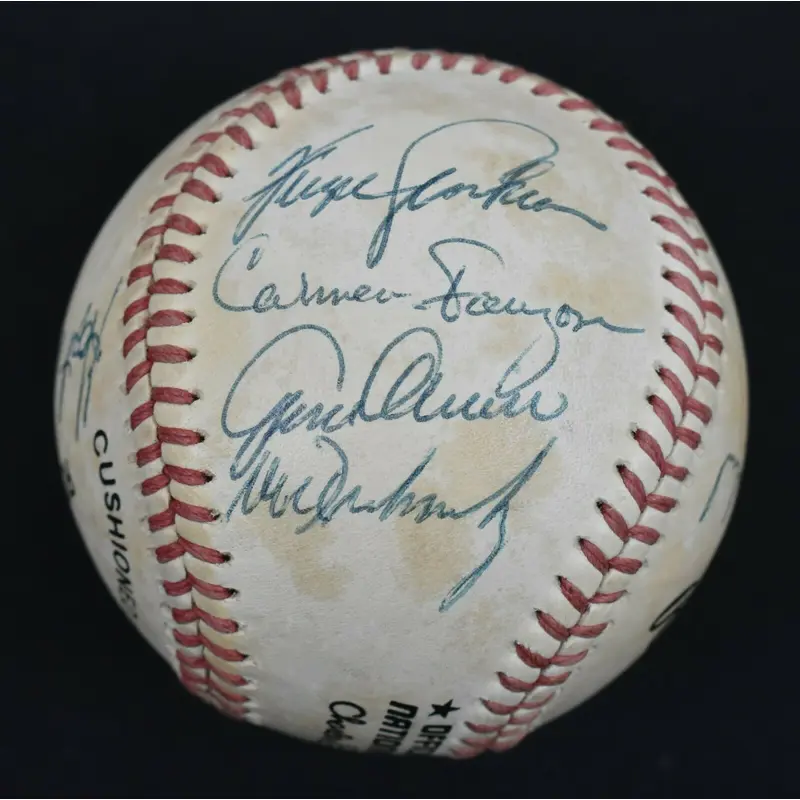 Billy Williams Fergie Jenkins Chicago Cubs Legends Signed Baseball JSA COA