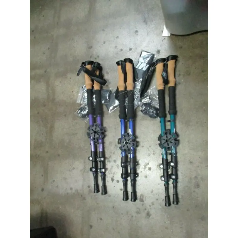 New Erik Sports MINCLIM X Trekking Poles - Blue