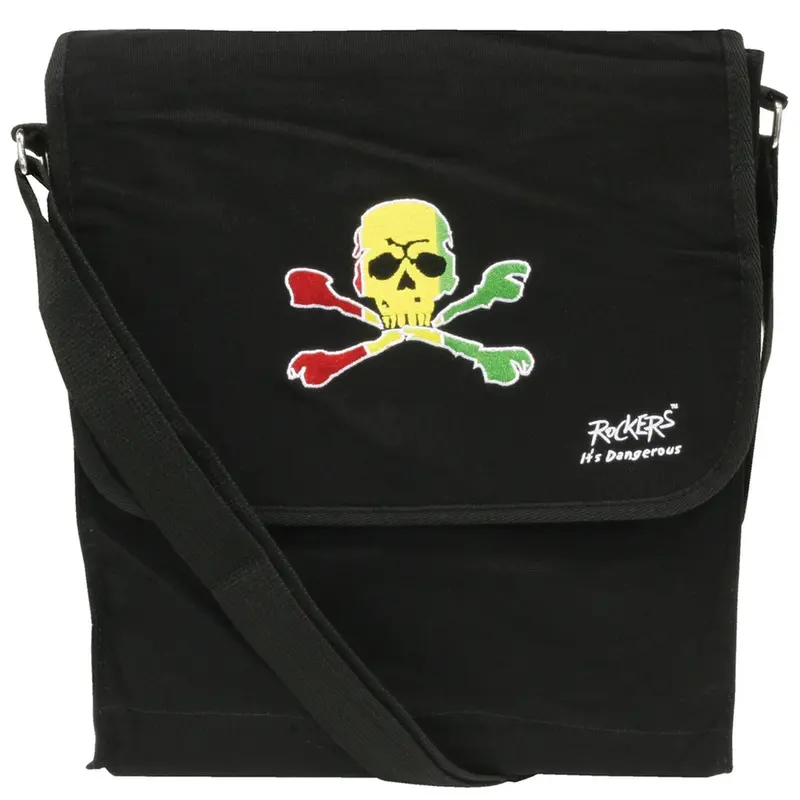 Skull And Crossbones Messenger Bag
