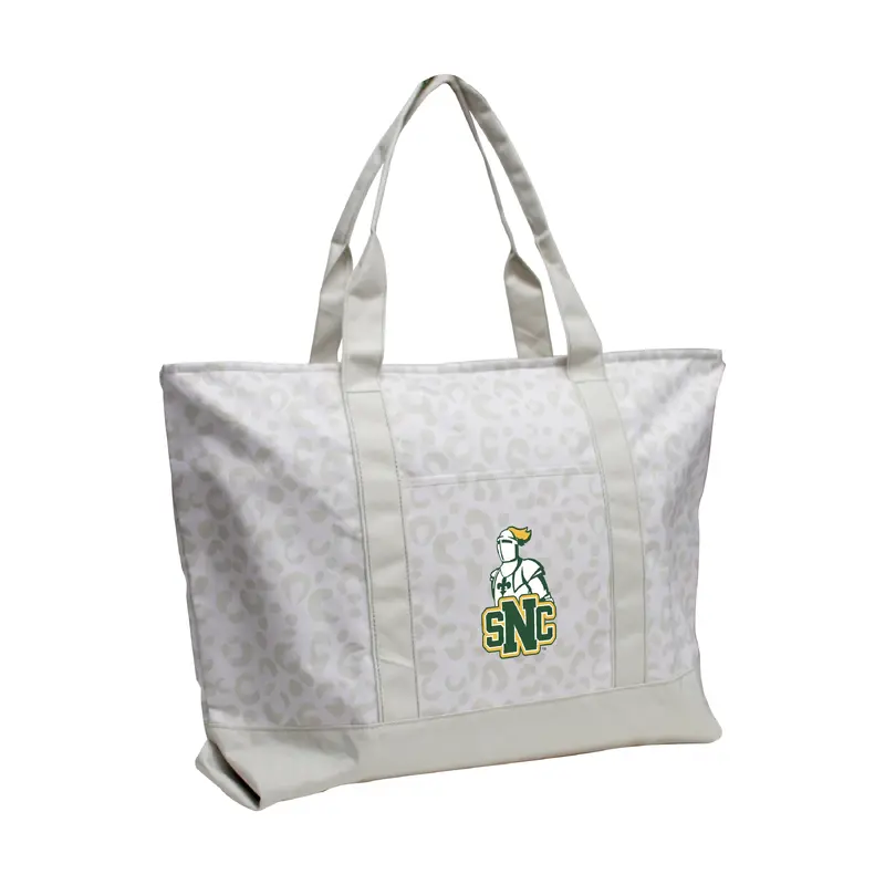 St Norbert Leopard Pattern Tote