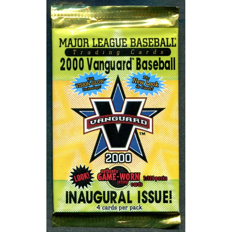 2000 Pacific Vanguard Baseball Unopened Pack (4)