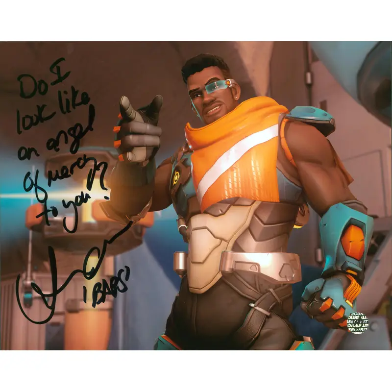 Benz Antoine Overwatch Authentic Signed 8x10 Photo Wizard World #009984