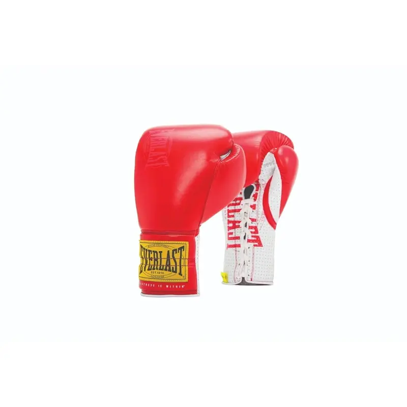 Everlast 1910 Classic Sparring Boxing Gloves Laced Red USI | Kibi Sports