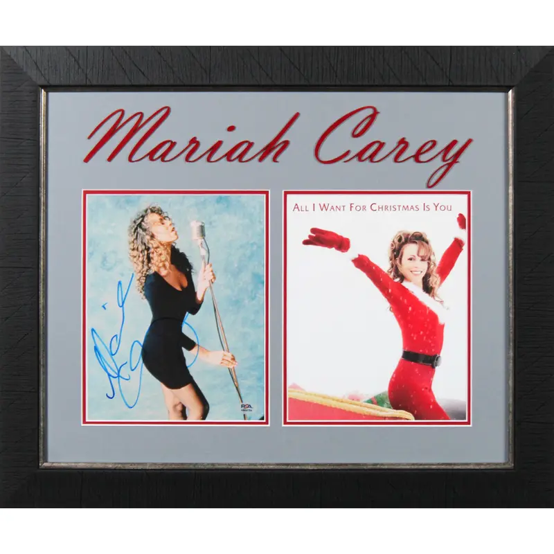 Mariah Carey Authentic Signed 8x10 Framed Photo Autographed PSA/DNA #AM88704