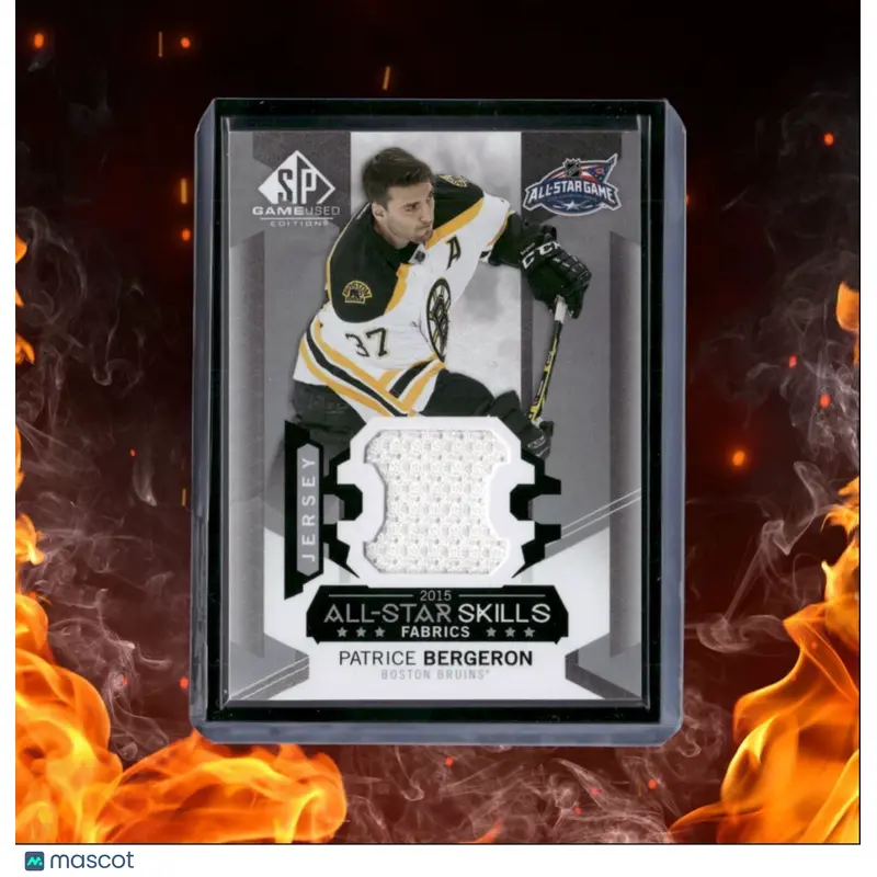 2015-16 SP Game Used Patrice Bergeron All-Star Skills Fabrics Jersey #AS-14