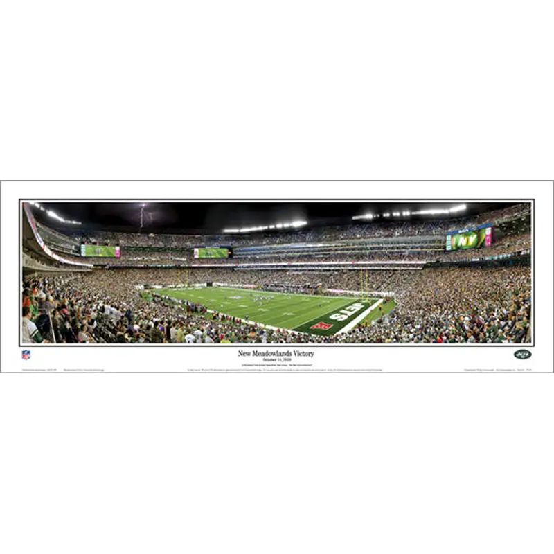New York Jets "New Meadowlands Victory" (10/11/2010) Panoramic Poster - Everlasting Images