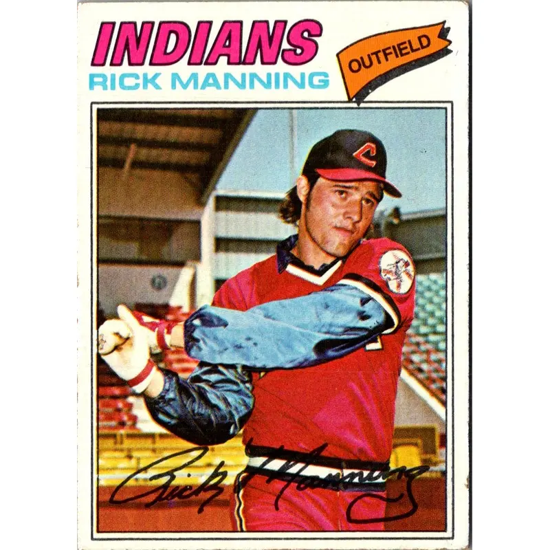 1977 Topps Rick Manning #115