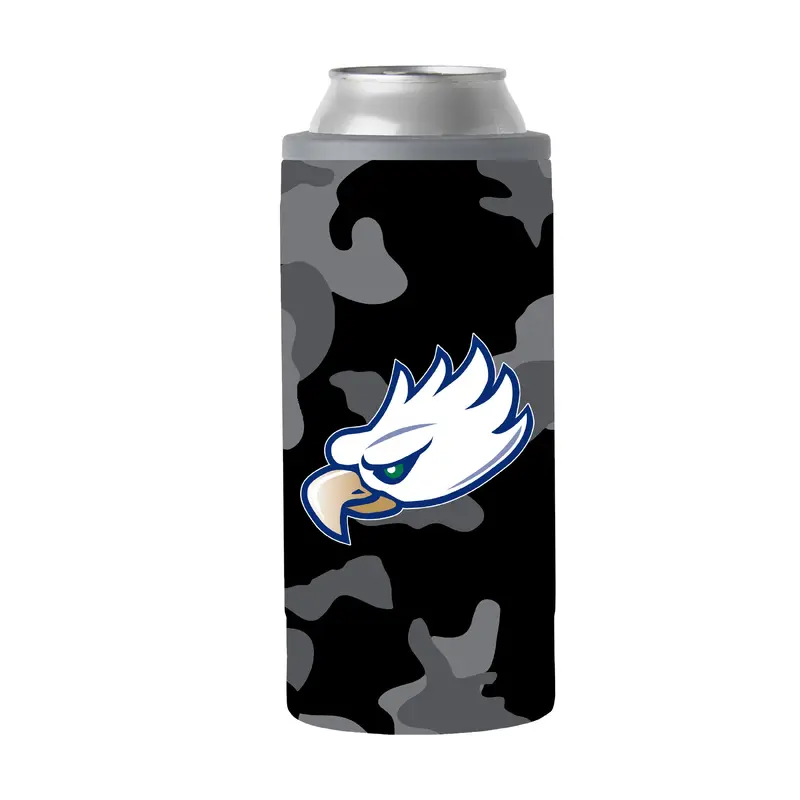 Florida Gulf Coast Black Camo 12oz Slim Can Coolie