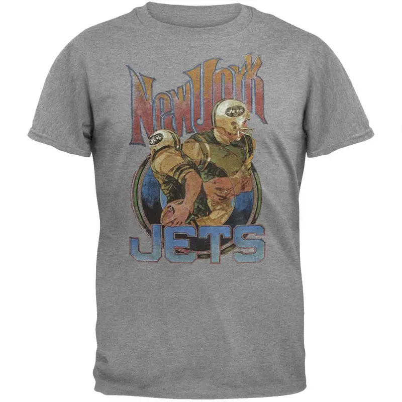 New York Jets - Throwback Design Soft T-Shirt