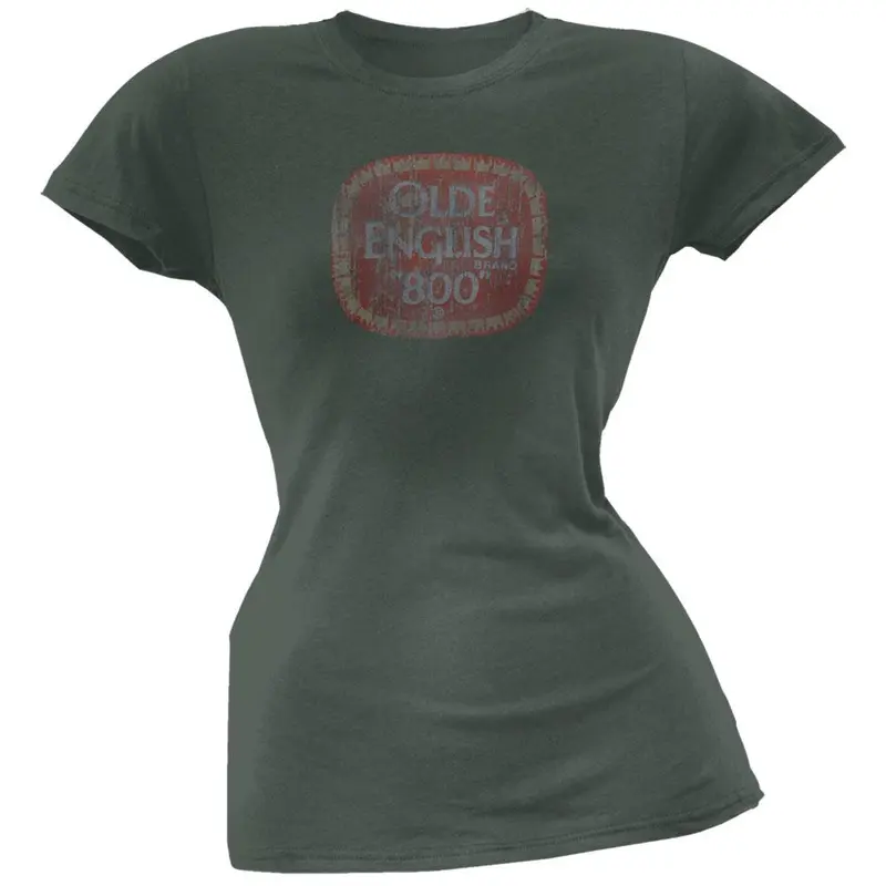 Olde English - Distressed Logo Juniors T-Shirt