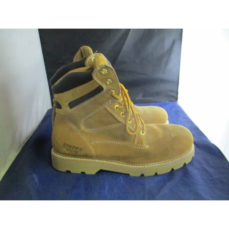 Used Smiths American Steel Toe Boots Adult Size 13