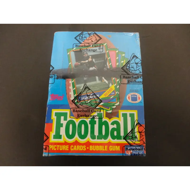 1986 Topps Football Unopened Wax Box