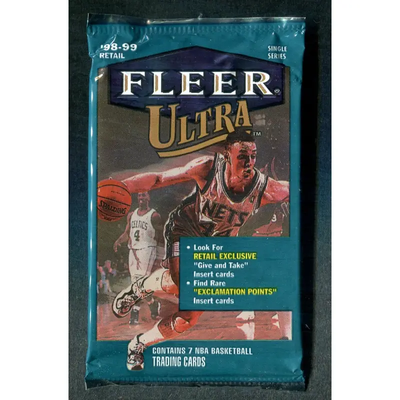 1998/99 Fleer Ultra Basketball Unopened Pack (Retail) (7)