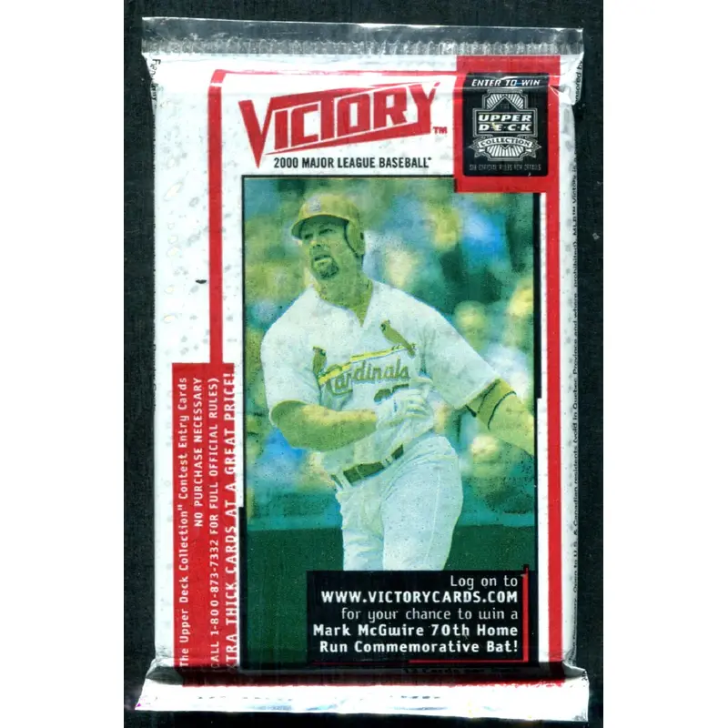 2000 Upper Deck Victory Baseball Unopened Pack (12)