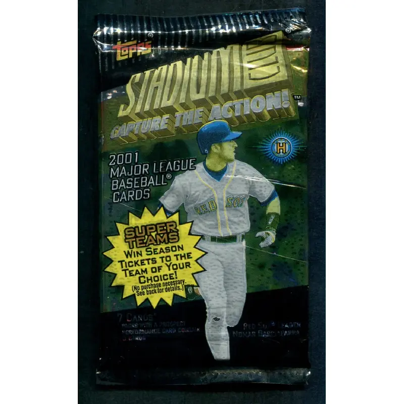 2001 Topps Stadium Club Baseball Unopened Pack (Hobby) (7)