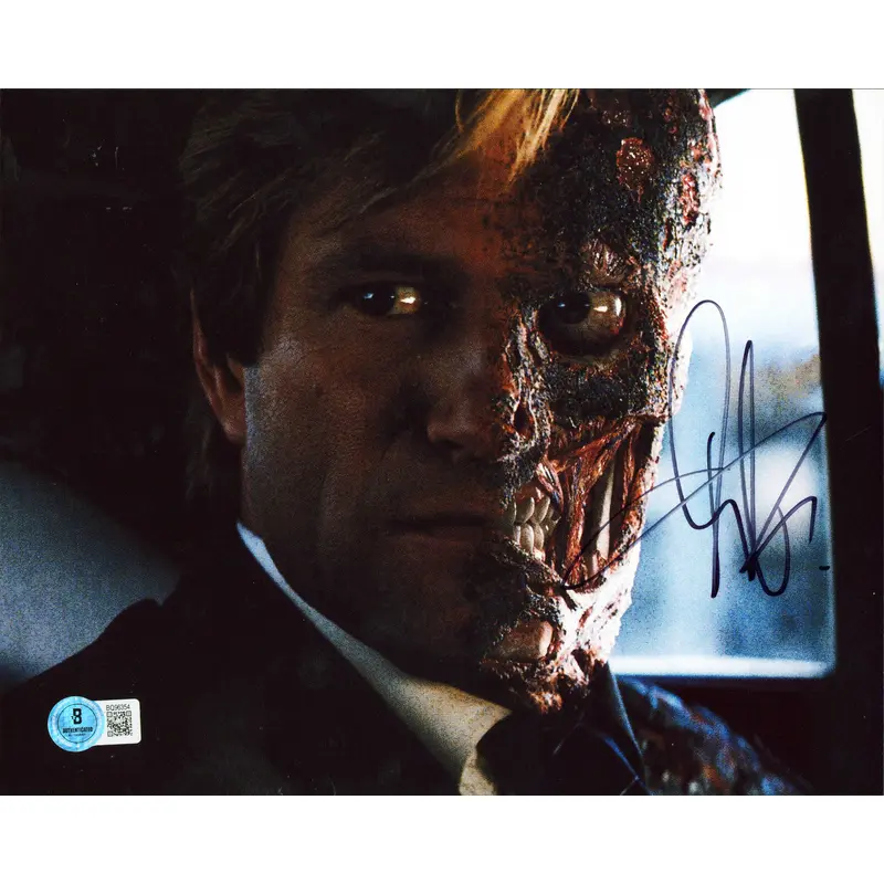Aaron Eckhart Batman The Dark Knight Rises Signed 8x10 Photo BAS #BQ96354