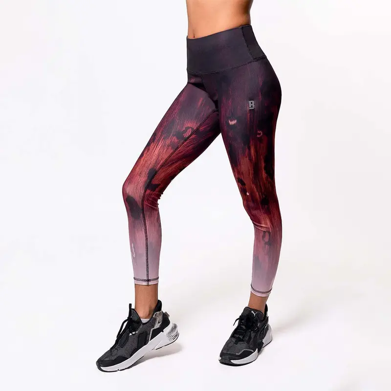 Magnum Opus High Waist Leggings - Garnet Baller Athletik | Kibi Sports