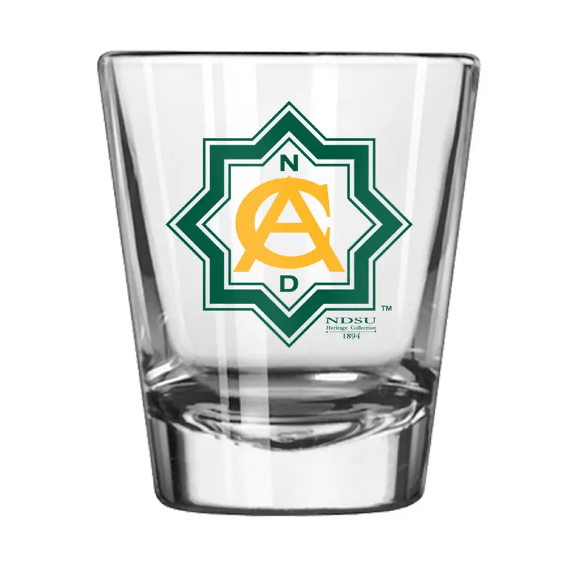 North Dakota State 2oz Retro Shot Glass