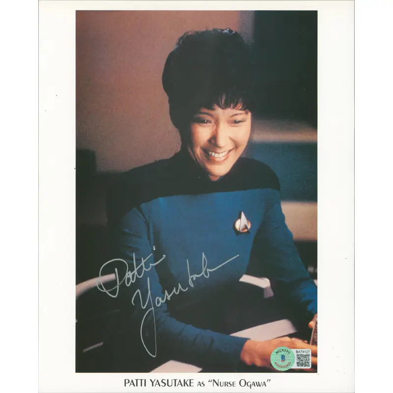 Patti Yasutake Star Trek The Next Generation Signed 8x10 Photo  BAS #BA74127
