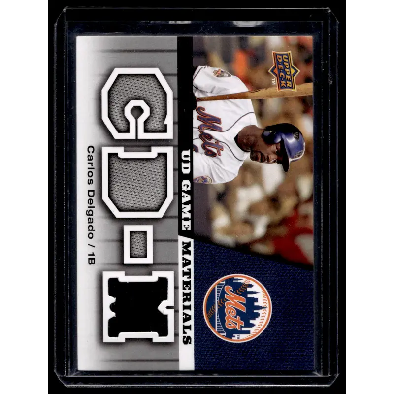 2009 Upper Deck - UD Game Materials - Carlos Delgado #GM-CD