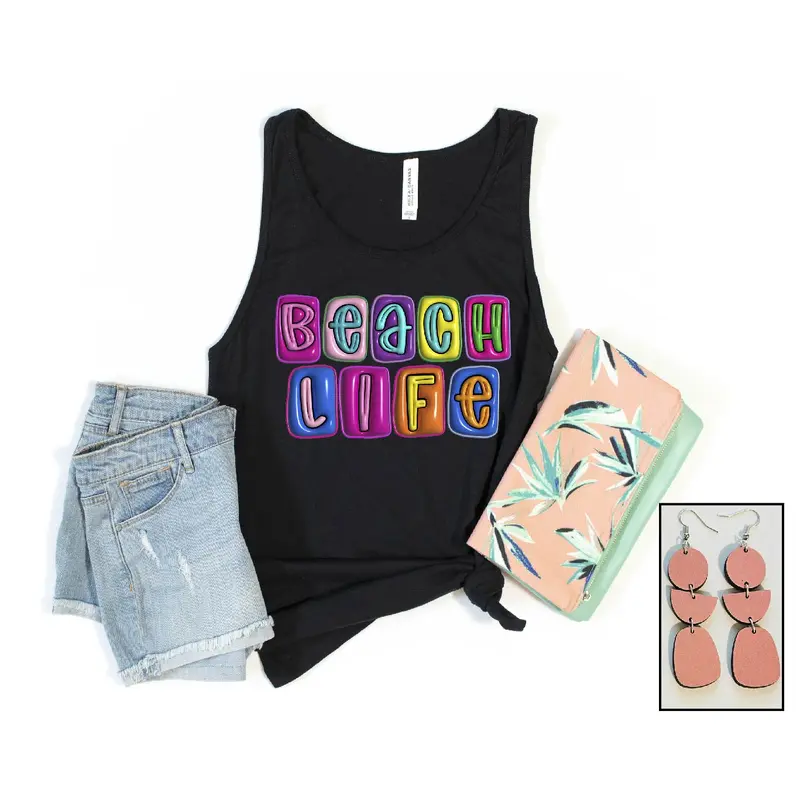 Beach Life- Puff Look (Tank)