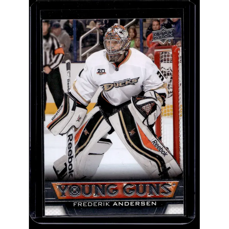 2013-14 Upper Deck - Young Guns - Fredrik Andersen #462 RC