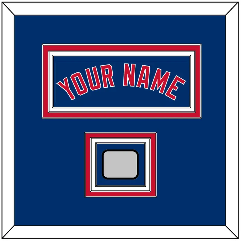Chicago Name & 2016 World Series Jersey Patch - Alternate Blue - Triple Mat 2
