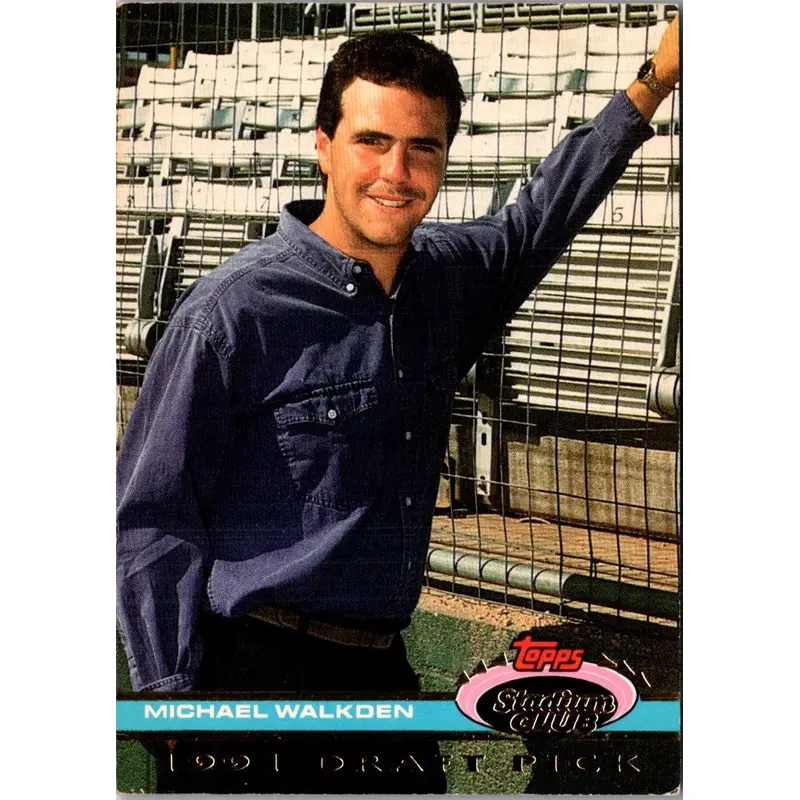 1992 Stadium Club Dome Michael Walkden #191 Rookie