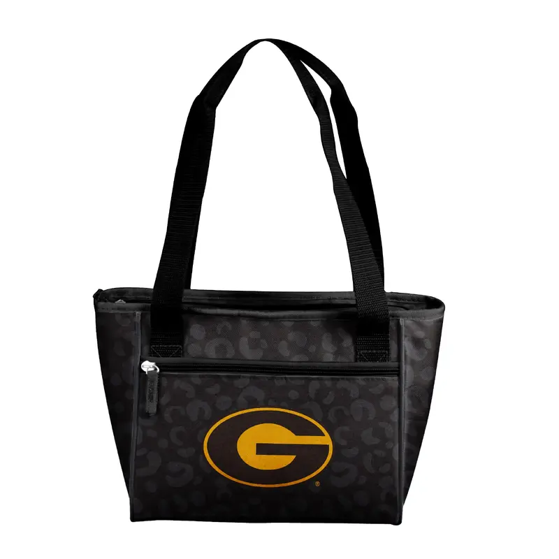 Grambling Leopard Print 16 Can Cooler Tote