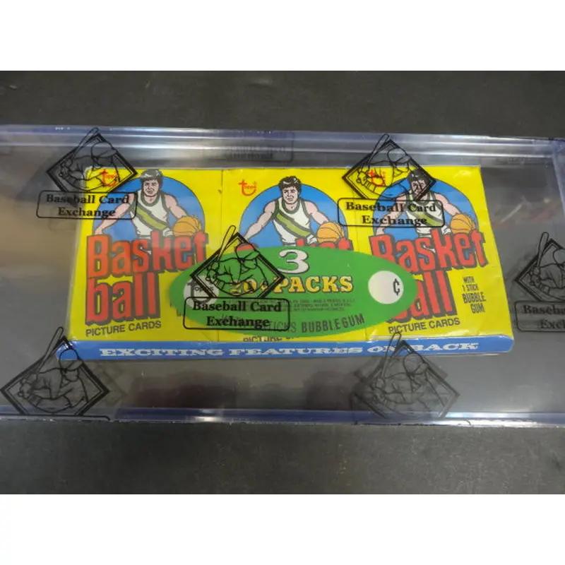 1978/79 Topps Basketball Unopened Wax Pack Tray (Authenticate)