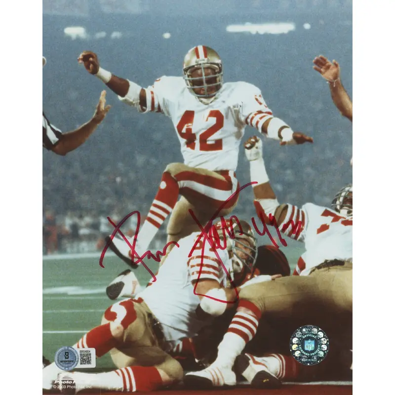 49ers Ronnie Lott Authentic Signed 8x10 Photo Autographed BAS #BR54804