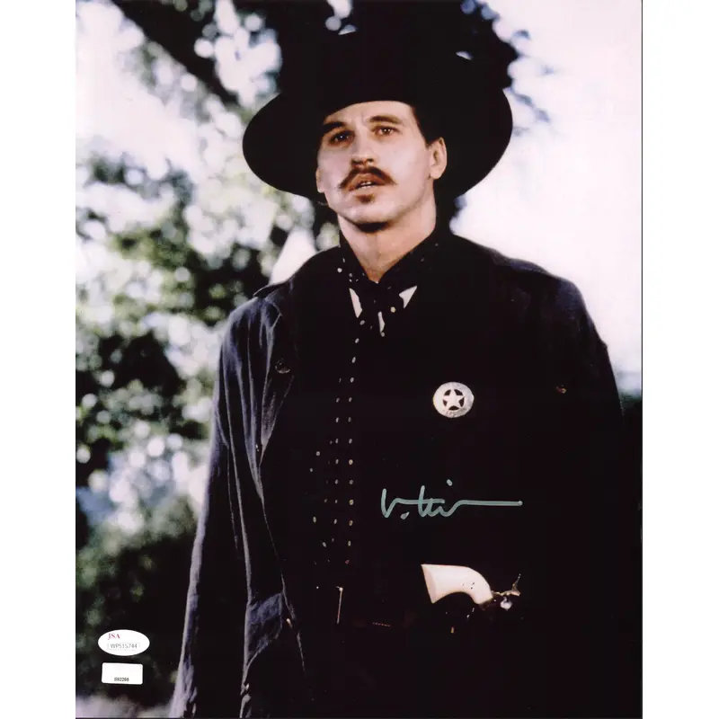 Val Kilmer Tombstone Authentic Signed 11X14 Photo Autographed JSA 2