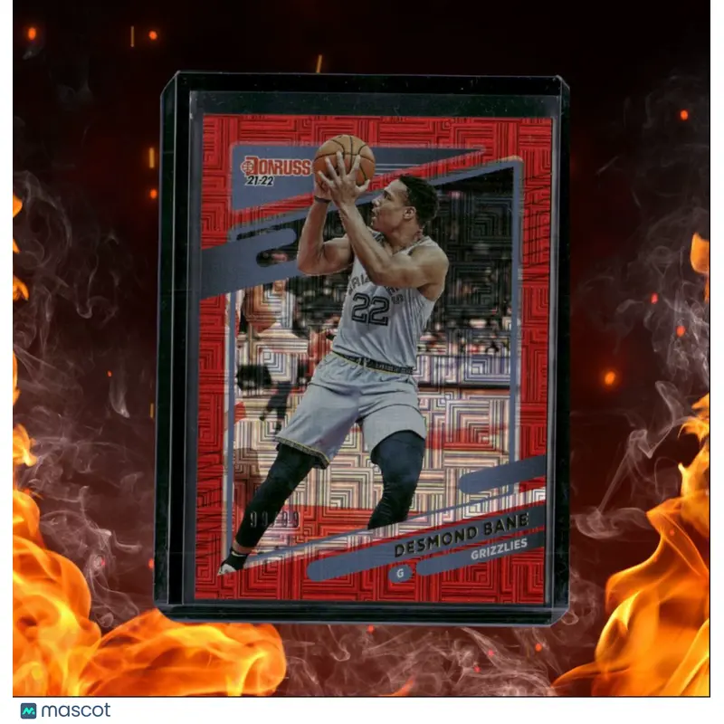 2021-22 Donruss Desmond Bane Red Choice Prizm Last Print 99/99 #44