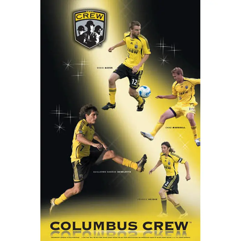 Columbus Crew "Superstars 2007" MLS Soccer Action Poster - S.E.
