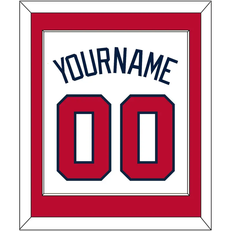 Atlanta Name & Number - Home White - Single Mat 1