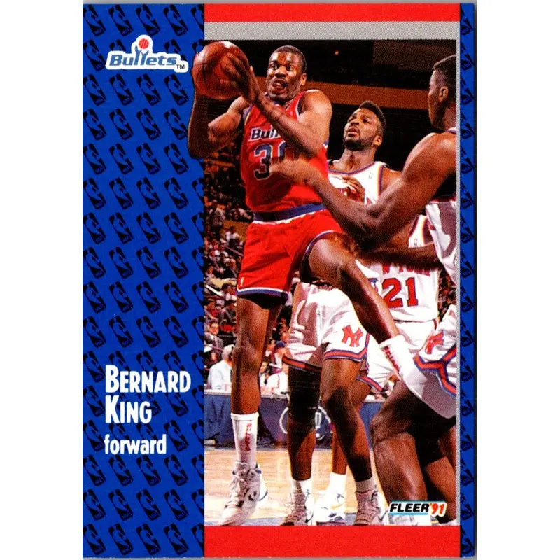 1991 Fleer Bernard King #208