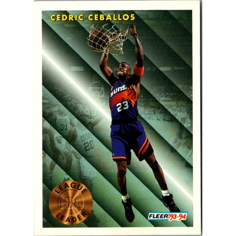 1993 Fleer Cedric Ceballos #222