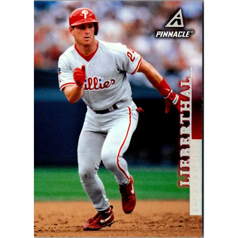 1998 Pinnacle Stats Mike Lieberthal #128