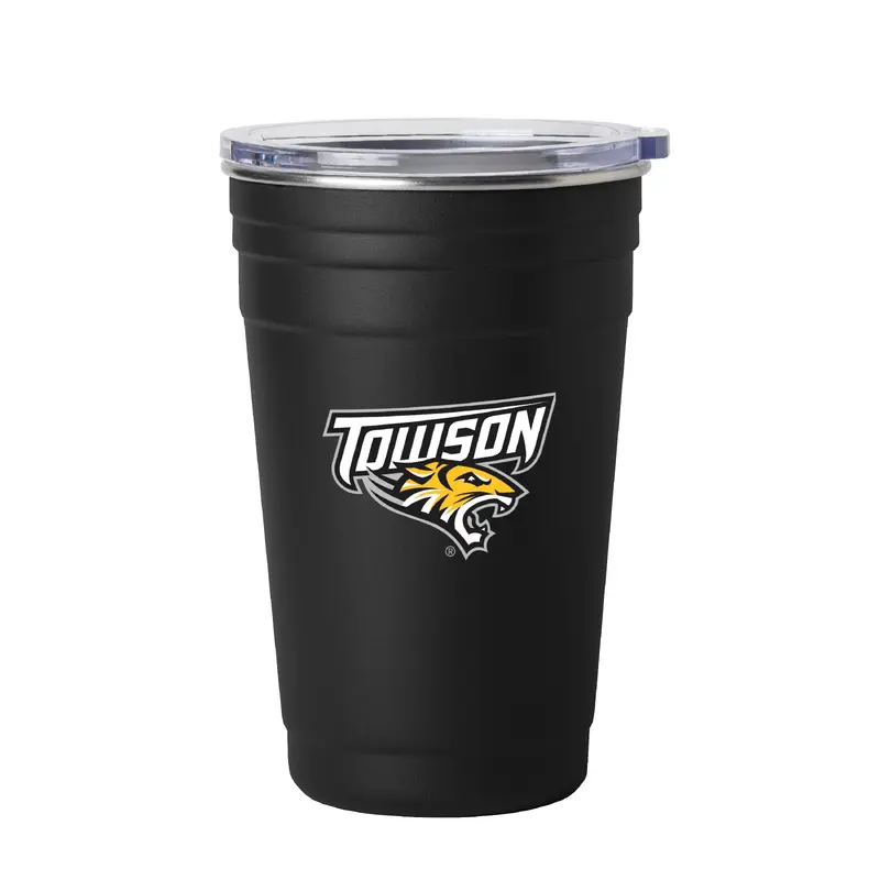 Towson White 22oz Flipside Stainless Cup