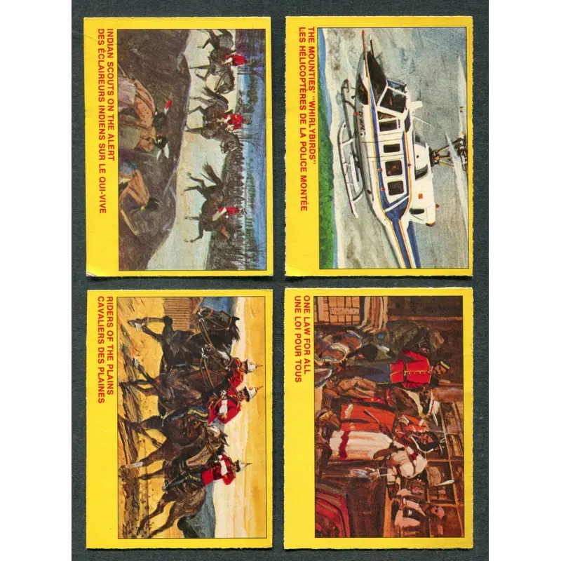1973 OPC O-Pee-Chee Royal Canadian Mounted Police Complete Set (55) EX/MT NM+