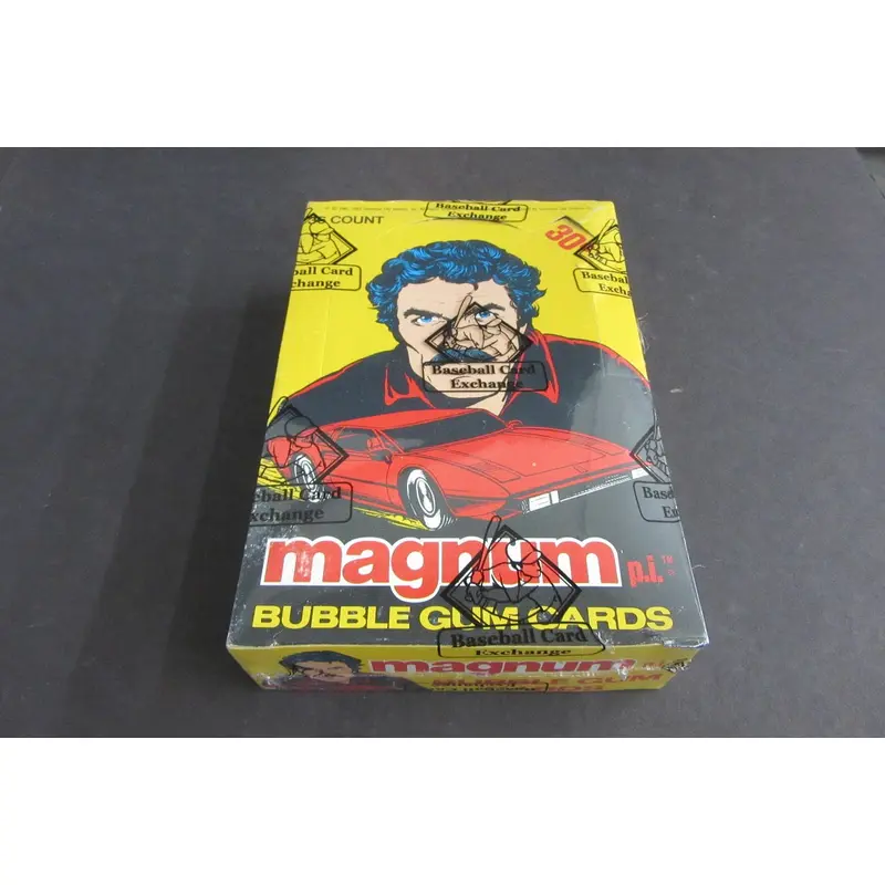 1983 Donruss Magnum P.I. Unopened Wax Box (Authenticate)