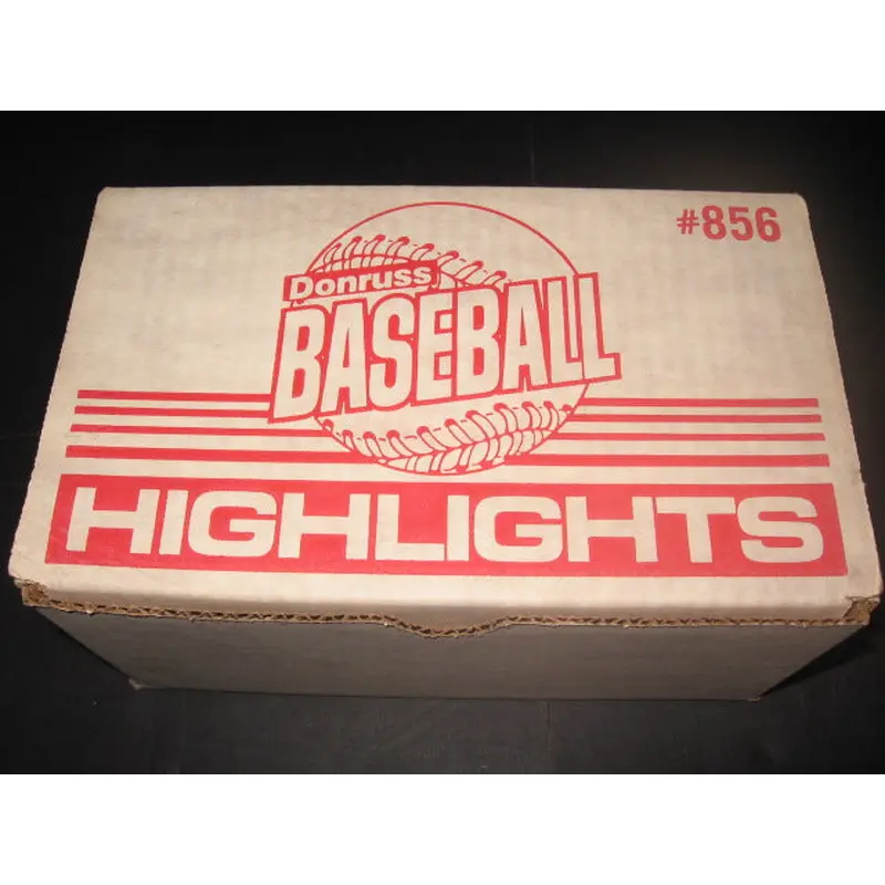 1985 Donruss Baseball Highlights Factory Set Box (15 Sets)