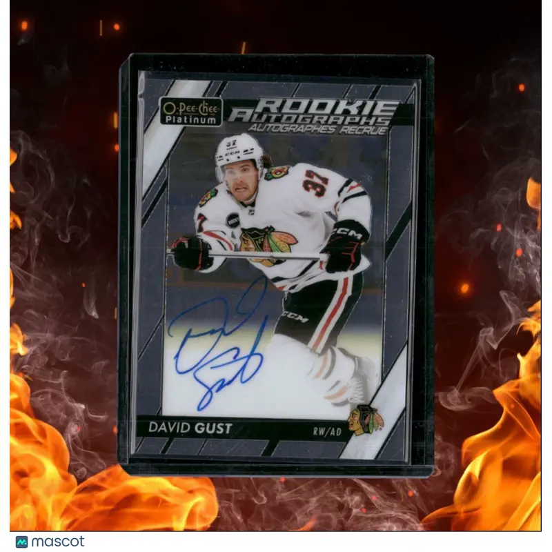 2023-24 O-Pee-Chee Platinum David Gust Rookie Auto #R-GU