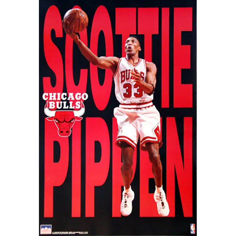 Scottie Pippen "Big-Time" (1997) Chicago Bulls Poster - Starline Inc.