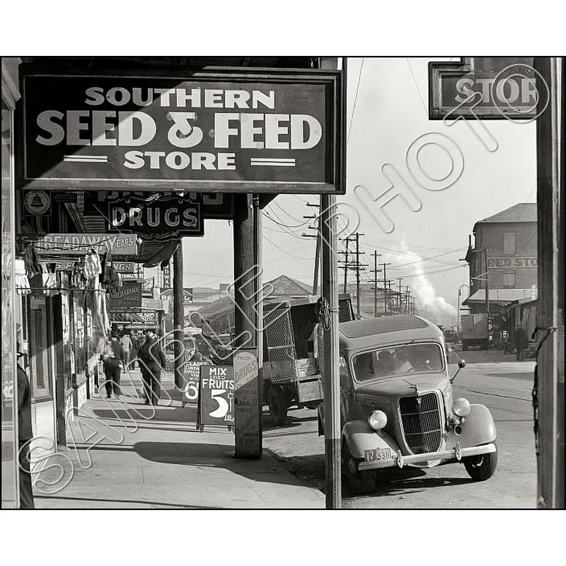 1935 French Market New Orleans Louisiana 8X10 Photo - 2501