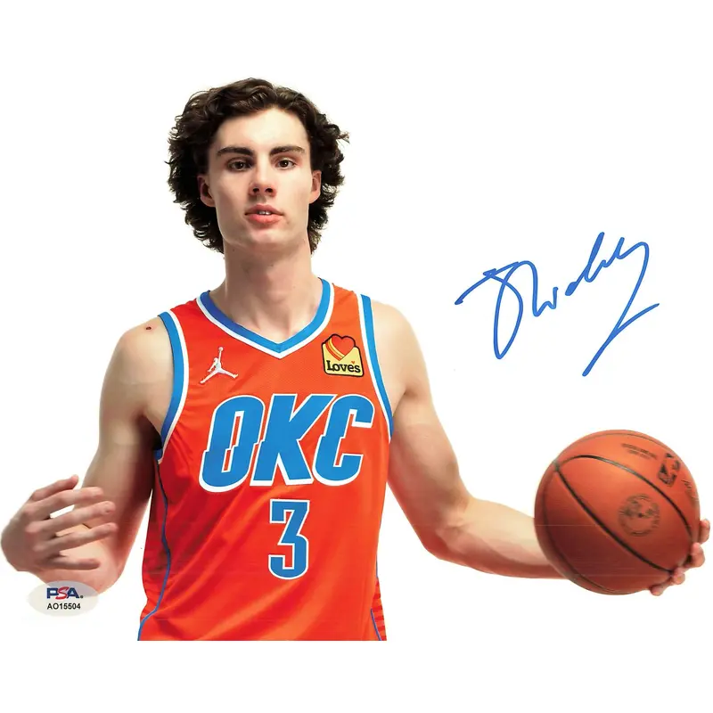 Josh Giddey signed 8x10 photo PSA/DNA Oklahoma City Thunder Autographed