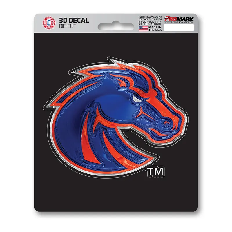 Boise State University 3D Decal