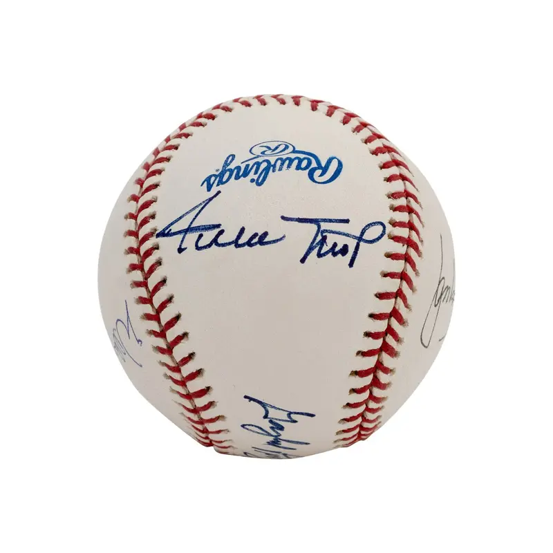 Willie Mays Willie Mccovey San Francisco Giants Legends Signed Baseball PSA DNA